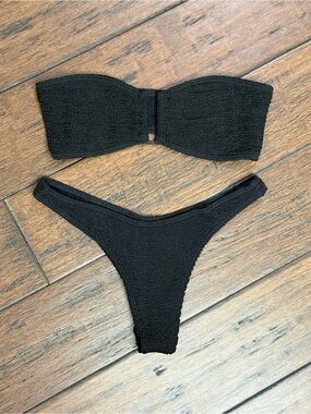 Bond-eye Blake Bandeau and Sinner Brief one size fits XS-Large black